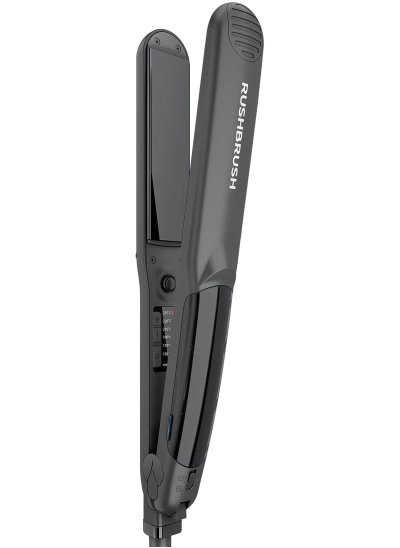 Rush Brush - X5 Steamer Black, Steamer, Tourmaline, 235C, 6 Heat Level, Nano tech - Image 1