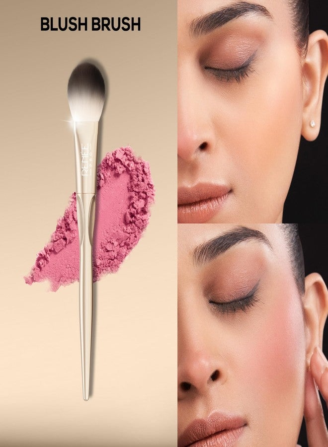 RENEE PRO Blush Brush For Face, Smooth & Precise Application, Ultra-Soft Bristles, Easy-To-Hold & Blend, Sleek, Easy-To-Clean, Durable Quality - Image 4
