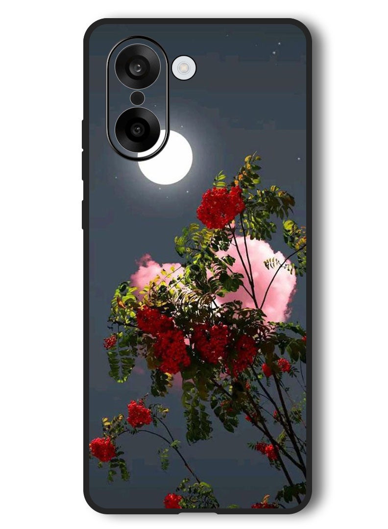 Theodor Case Compatible with OnePlus Nord CE 5 6.77 Inch Protection Shockproof Bumper Cover Moon Shining - Image 1