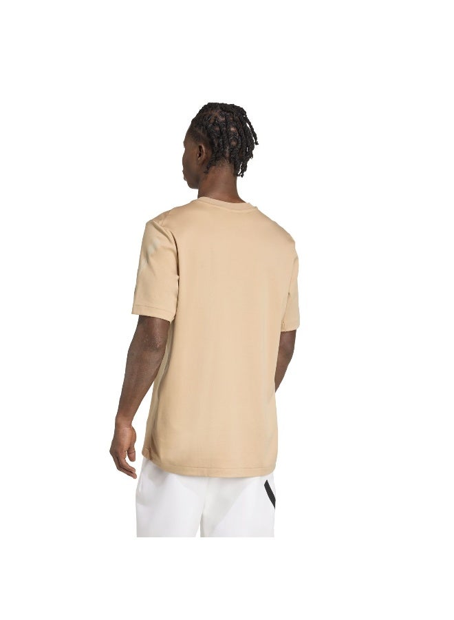 Adidas M Z.N.E. Tee Brown Training T-Shirts For Men XS  - Image 3