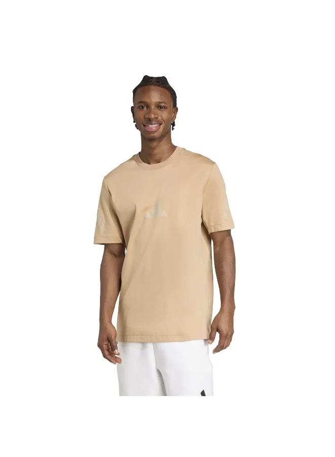 Adidas Adidas M Z.N.E. Tee Brown T-Shirt (Short Sleeve) T-Shirts For Men
