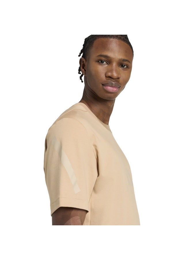Adidas M Z.N.E. Tee Brown Training T-Shirts For Men XS  - Image 5