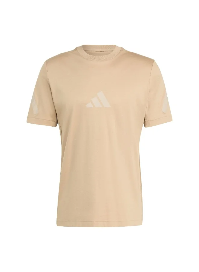 Adidas Adidas M Z.N.E. Tee Brown T-Shirt (Short Sleeve) T-Shirts For Men