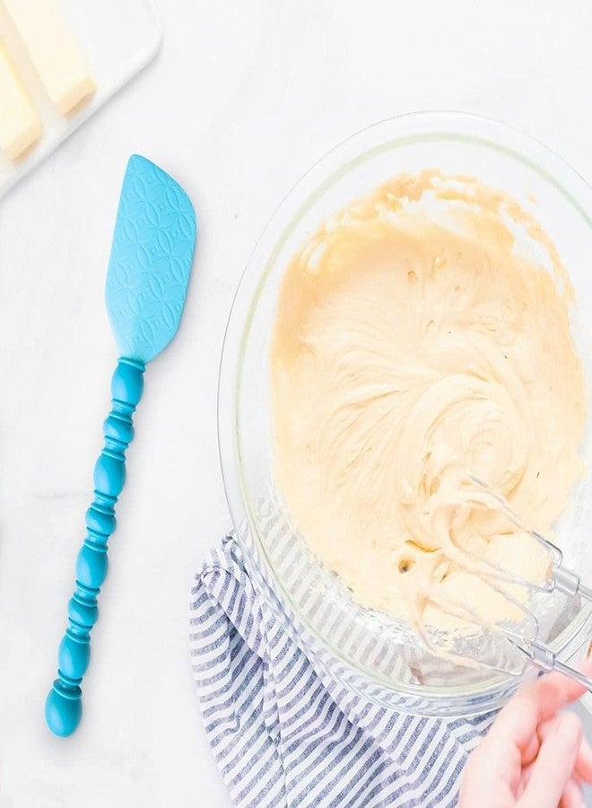 Talisman Designs Talisman Design Silicone Spatula | 12-Inch Long | Innovative Kitchen Prep Tools | Vintage Inspired Utensil Collection | Whimsical Turned Handle | BPA Free - Image 4