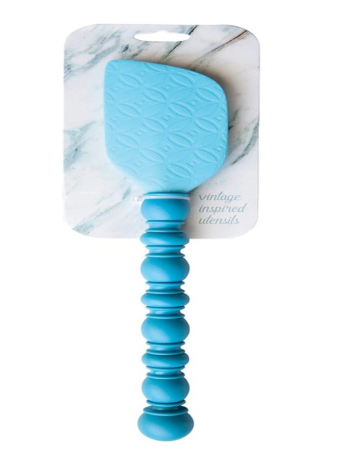 Talisman Designs Talisman Design Silicone Spatula | 12-Inch Long | Innovative Kitchen Prep Tools | Vintage Inspired Utensil Collection | Whimsical Turned Handle | BPA Free - Image 2