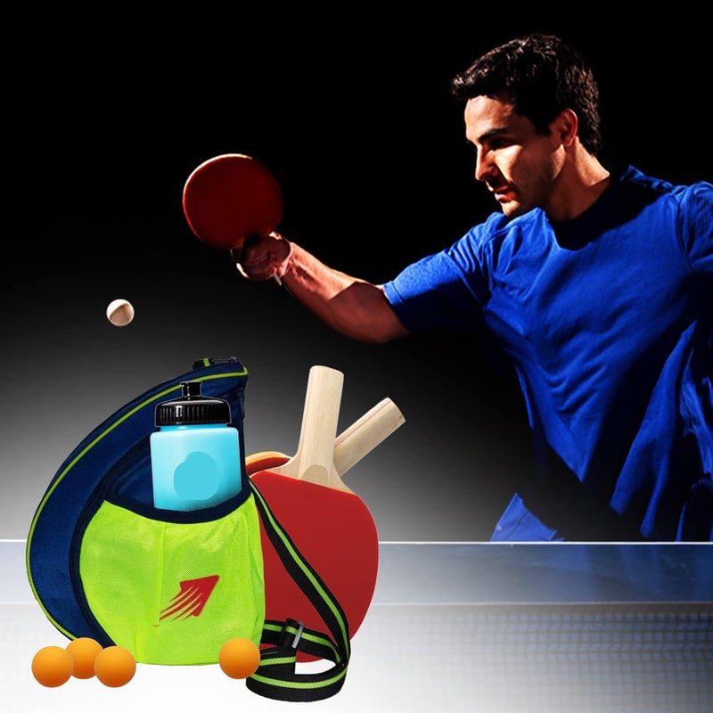 WHACKK Twirl | Unisex Table Tennis Equipment Bag | Tennis Case | Racket Case | TT Bag Cover |Ping Pong Paddle Case|Case Bag Double-Sided |Professional |Bat Protector Pouch |Travel (Navy) - Image 5