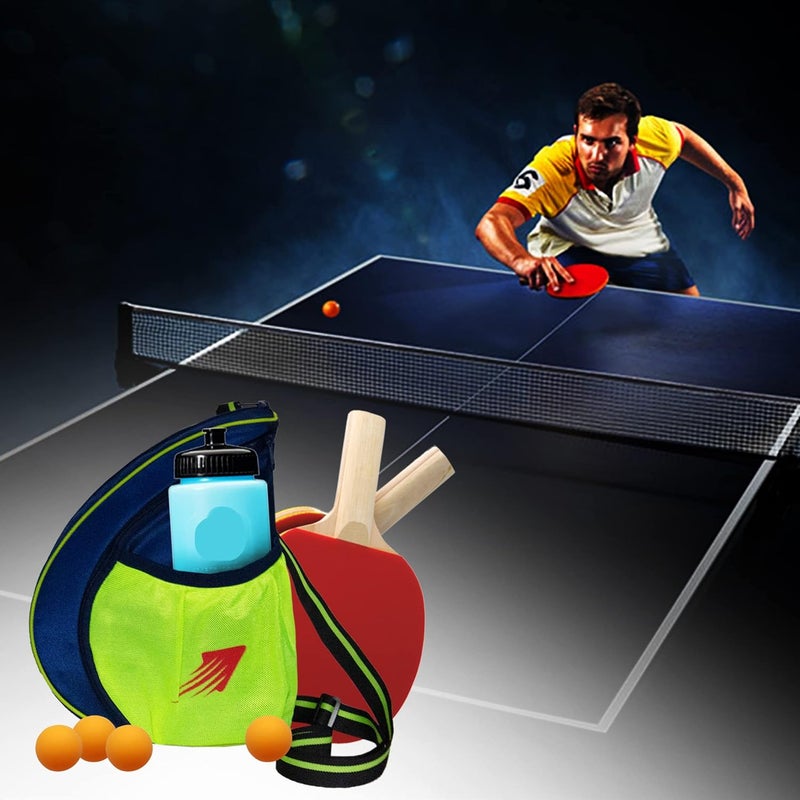 WHACKK Twirl | Unisex Table Tennis Equipment Bag | Tennis Case | Racket Case | TT Bag Cover |Ping Pong Paddle Case|Case Bag Double-Sided |Professional |Bat Protector Pouch |Travel (Navy) - Image 4