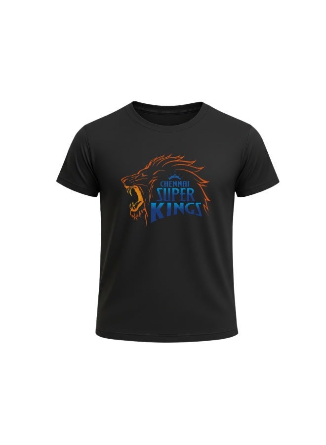 Chennai Cricket Fans Adult Round Neck Tshirt For Men - Image 2