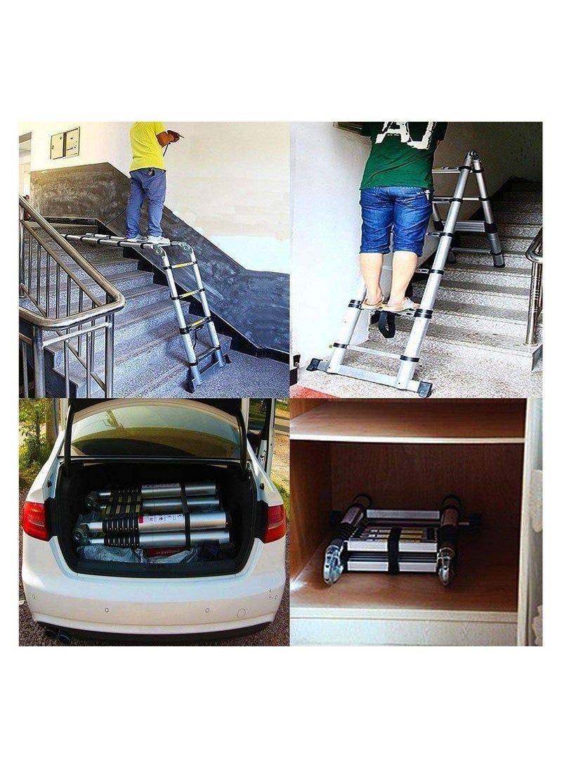 7.2m Telescopic Folding Ladder – Multi-Purpose, Dual-Sided (3.6 + 3.6m) - Image 3