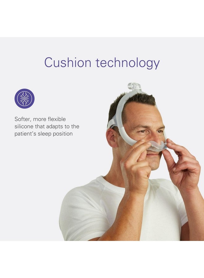 ResMed AirFit N30i Cushion - Nasal CPAP Mask Cushion Replacement - Soft Silicone - Quiet Venting - CPAP Supplies & Accessories - Wide - Image 2