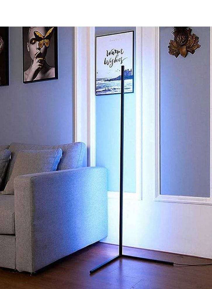 Vitacelli Smart RGB LED Floor Lamp,Modern Minimalism Color Changing LED Dimmable Torchiere,20W Multicolour 140cm - Image 2