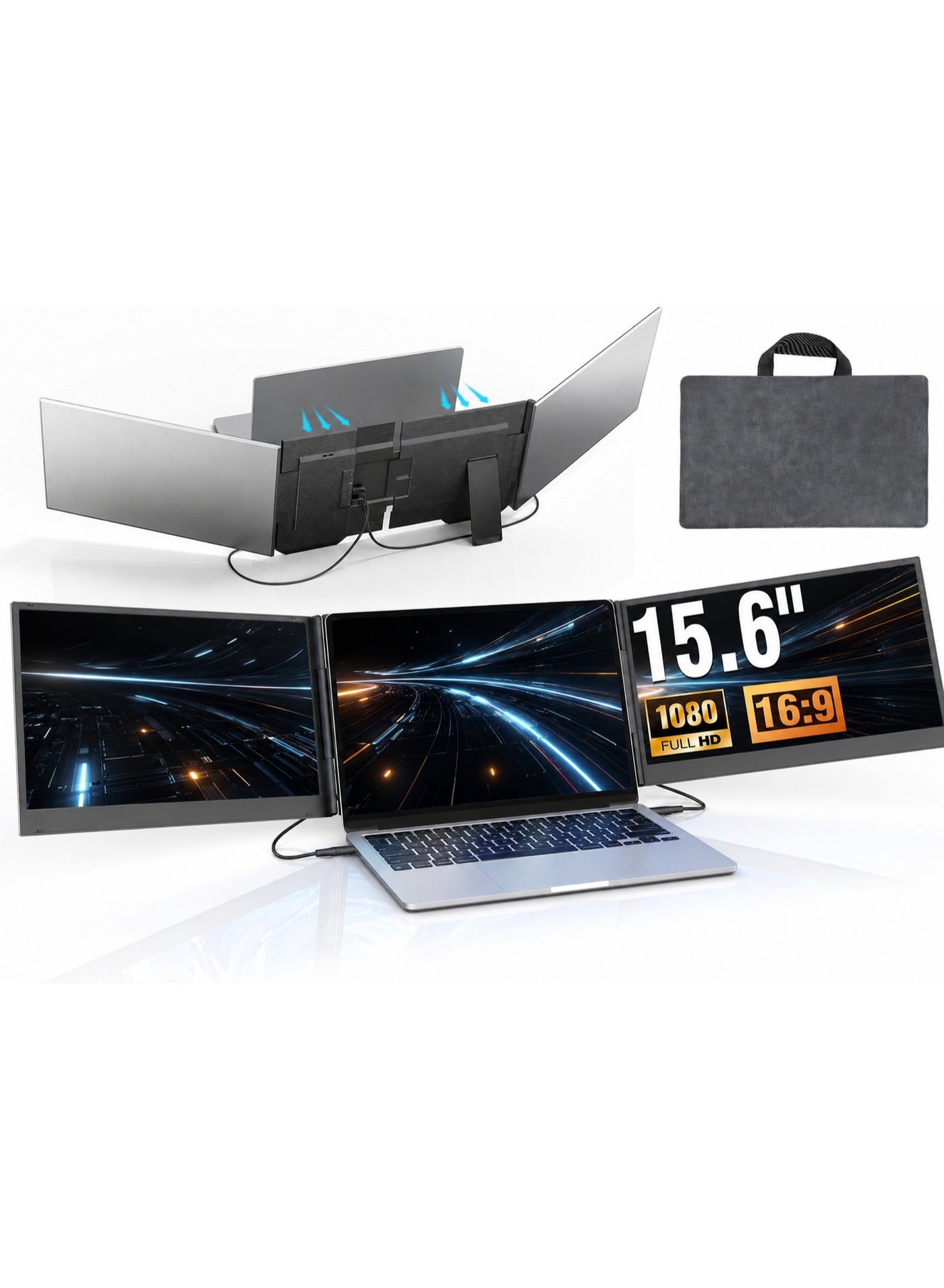 xtender Xtender 15 6 Triple Laptop Screen Extender 15.6 inch Z2B8145DEB580AA9D7F8EZ