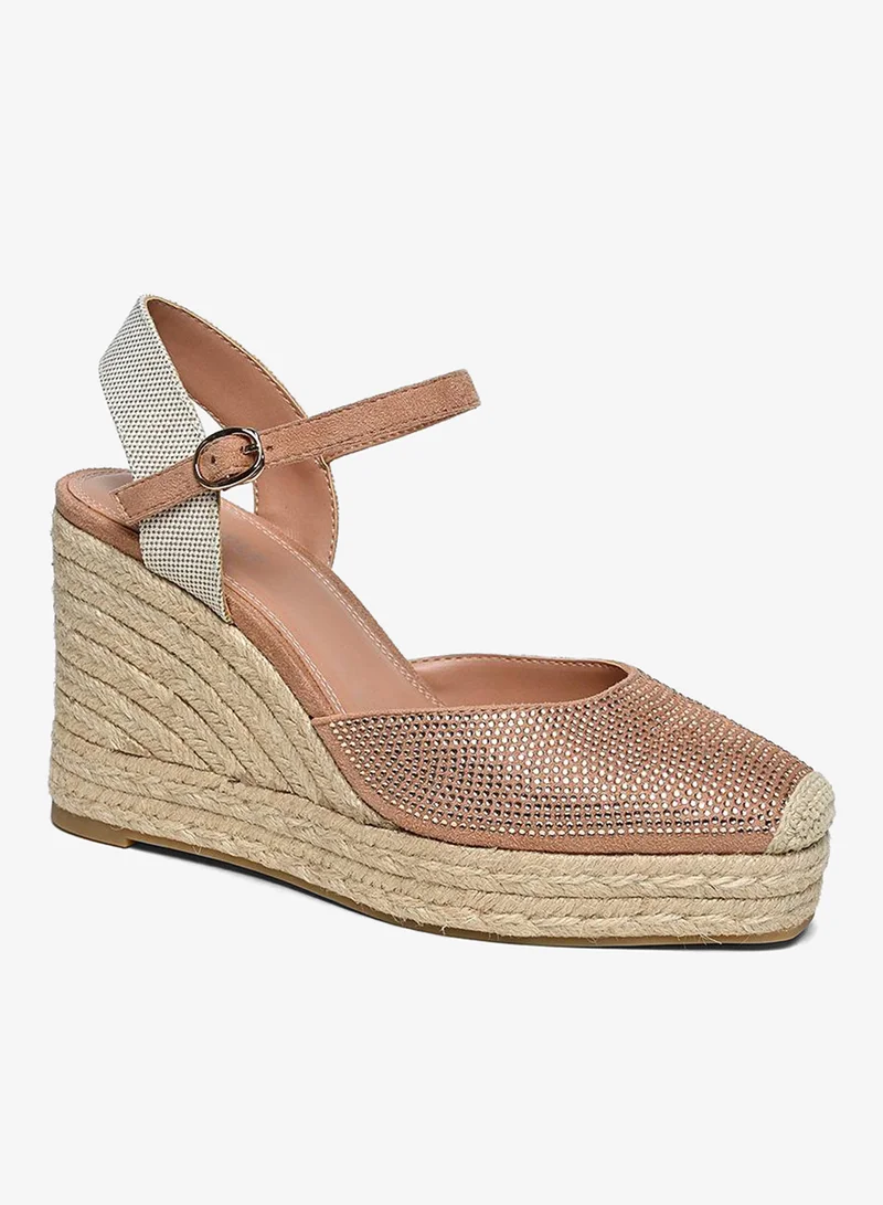 Cuple Comfort Closed toe Wedge Sandals