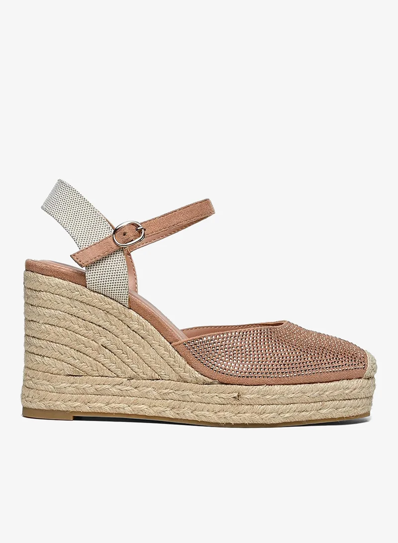 Cuple Comfort Closed toe Wedge Sandals