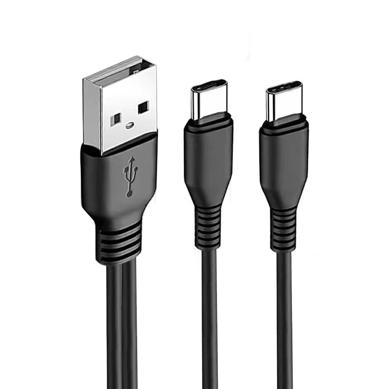 myfole (3 FT) USB C and USB C Splitter Cable 2 in 1 USB A to Type C Charging Cord