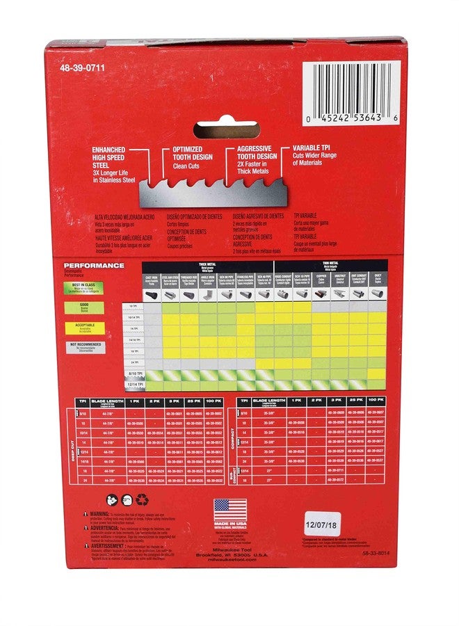 ميلواكي منشار شريطي معدني رفيع للغاية من ميلووكي - Image 5