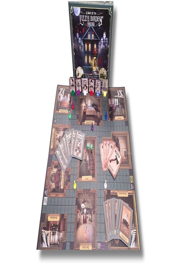 US Ghost Adventures A Night at The Lizzie Borden House Mystery Official Board Game | Halloween Game | Gothic Home Decor | Spooky Games | Eerie Evening Entertainment - Image 3