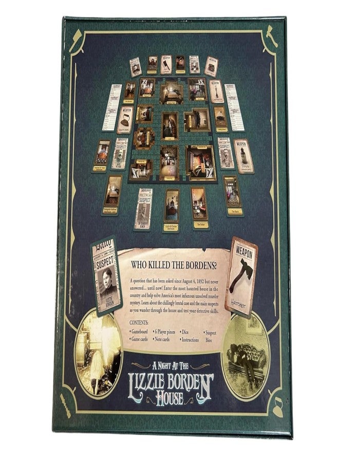 US Ghost Adventures A Night at The Lizzie Borden House Mystery Official Board Game | Halloween Game | Gothic Home Decor | Spooky Games | Eerie Evening Entertainment - Image 2