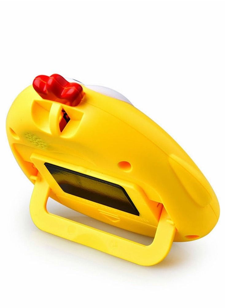SYOSI - Kitchen Timer, Cartoon Cute Chick Electronic Timer, Digital Cooking Time, Baking Cooking Alarm Clock, LCD Large-Screen Visual Clock, Countdown Reminder Tool, Office Home Modernization, Yellow - Image 1