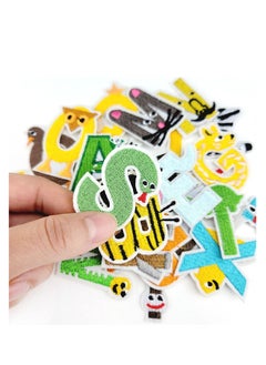 Sew On Patches Appliques,26Pcs A-Z Alphabet Patches DIY Iron on, Animal Alphabet Repair Patches, Decorate Iron on Patches for Jeans Clothing Hats Backpacks Sewing - pzsku/Z2B816381468CCB2AC3B1Z/45/_/1683357835/45f44b93-1d65-4b6b-9956-8f66982f390b