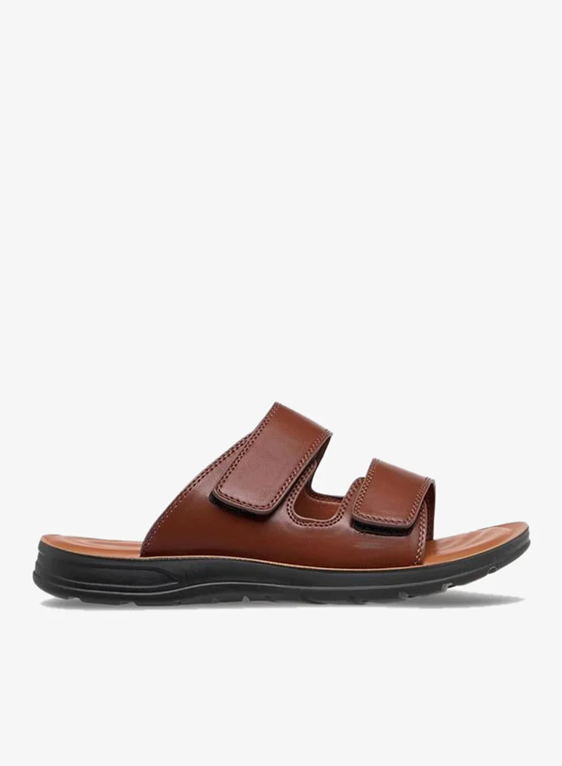 LBL by Shoexpress TAN Men Hook & Loop Arabic Sandals for Men | Best Price UAE