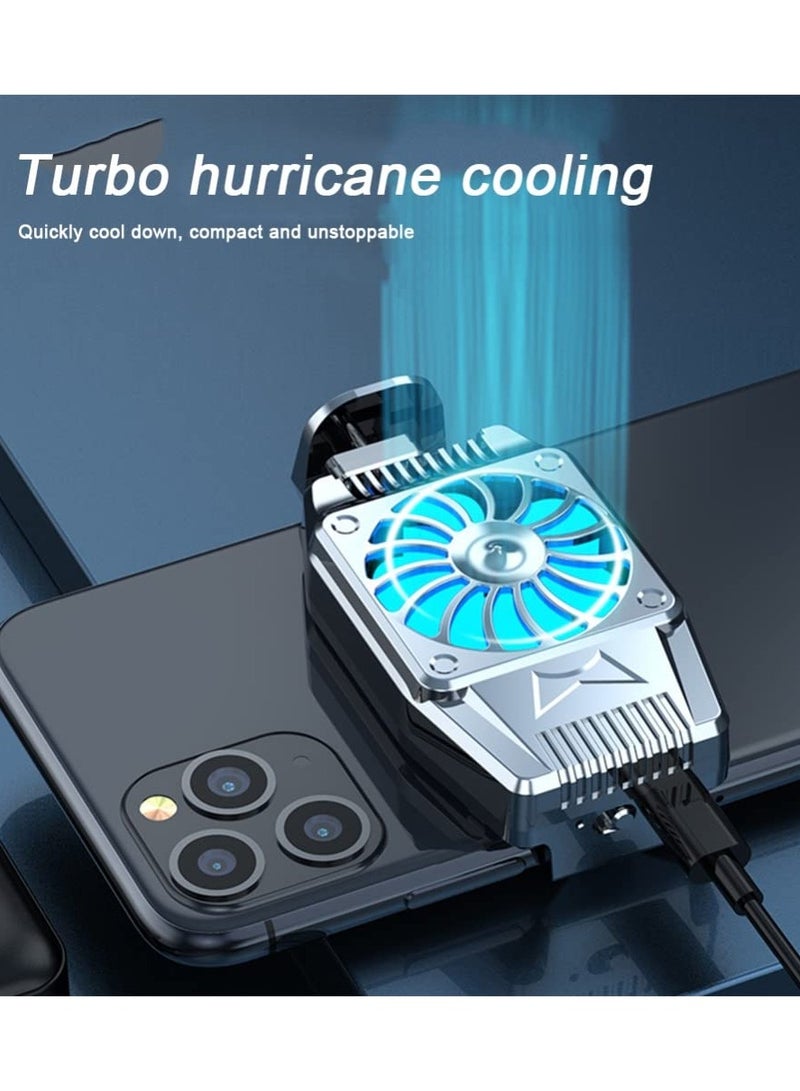 Universal Mini Mobile Phone Cooling Fan, Radiator Turbo Game Cooler, Cell Phone Cool Heat Sink For IPhone/Samsung/Xiaomi  - Image 3