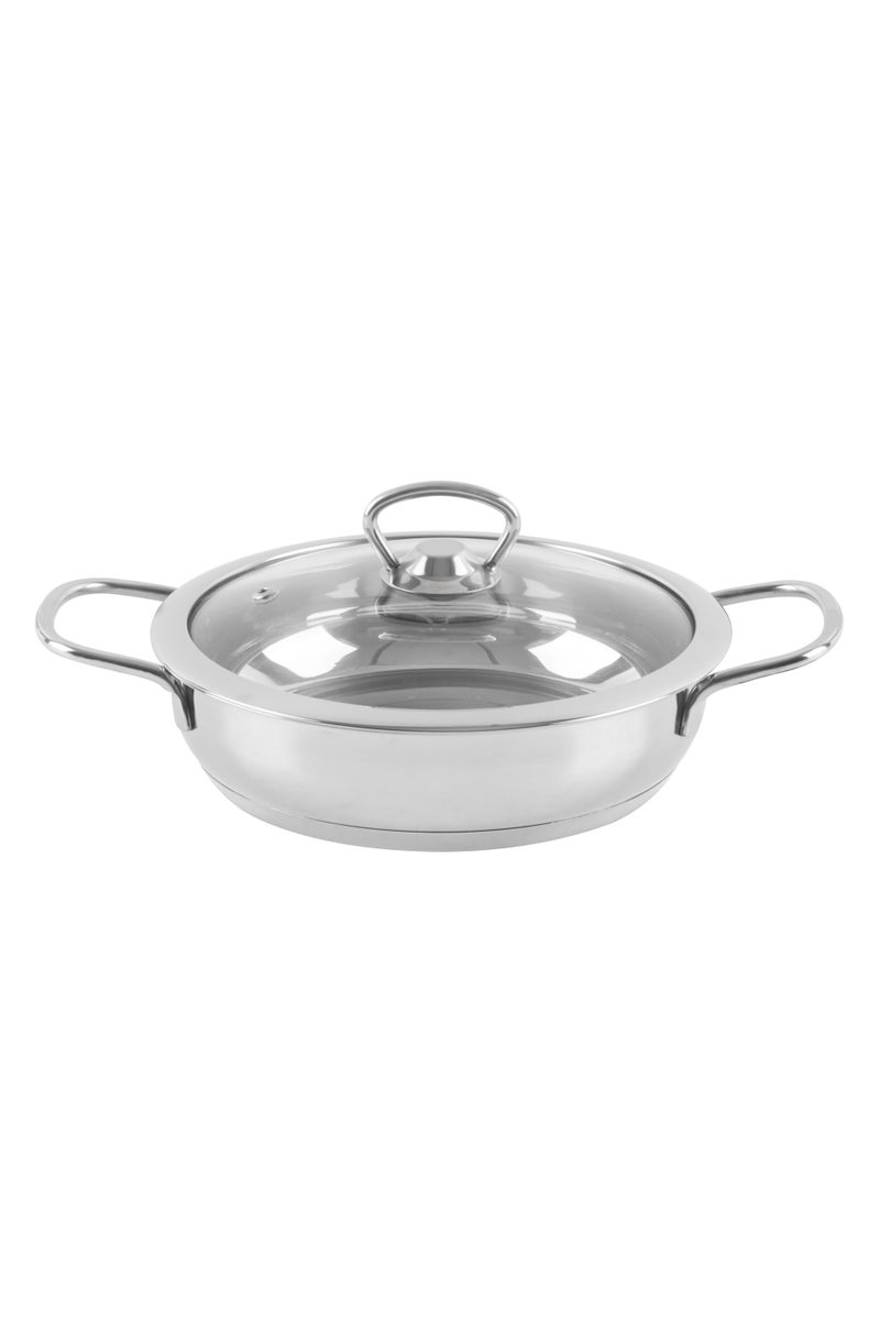 ايست من نون طقم قدور ستانلس ستيل غير لاصق مكون من 6 قطع المقاوم للصدأ - أغطية زجاجية مقاومة للحرارة - Image 4