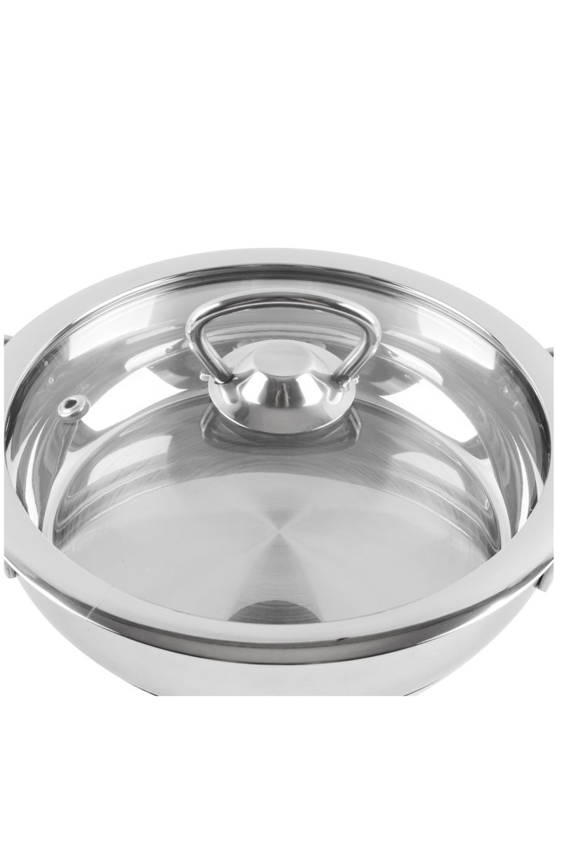 ايست من نون طقم قدور ستانلس ستيل غير لاصق مكون من 6 قطع المقاوم للصدأ - أغطية زجاجية مقاومة للحرارة - Image 5