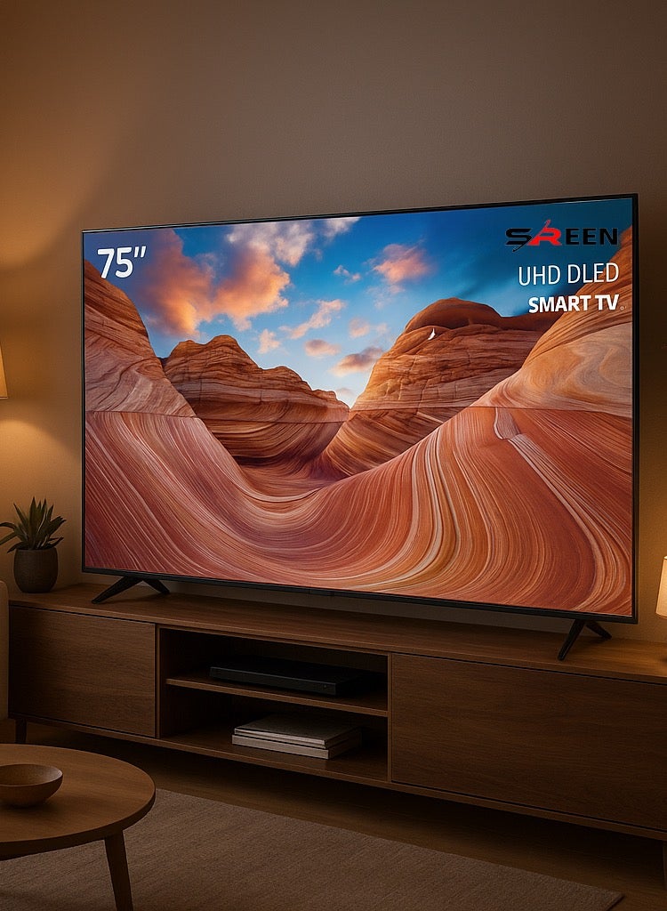 سرين سرين شاشة 75 بوصه , وضوح فائق الجودة LED - 4K سمارت نظام تشغيل ويب أوس مع ريموت ماجيك- بدون اطار  SRET-75S4KW2 - Image 5