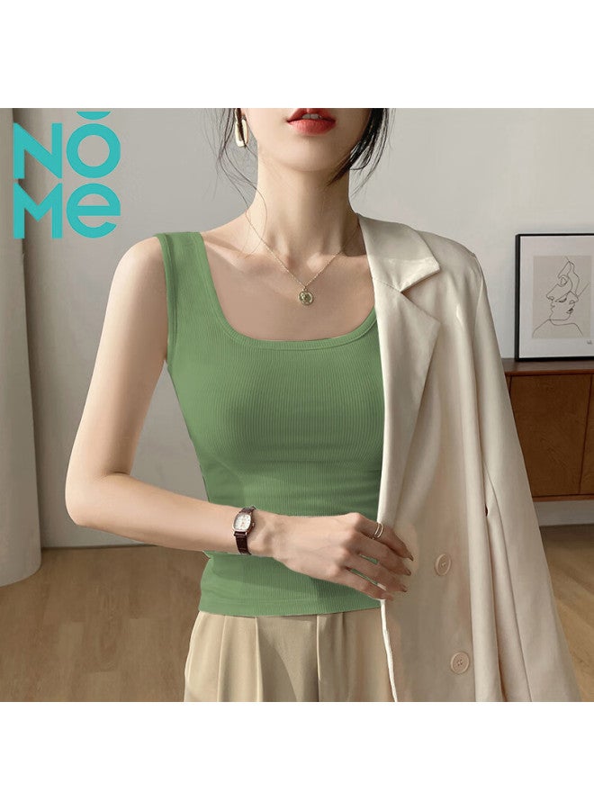 Nome Nome Women's Autumn And Winter New Ribbed Camisole Top Blackm - Image 3