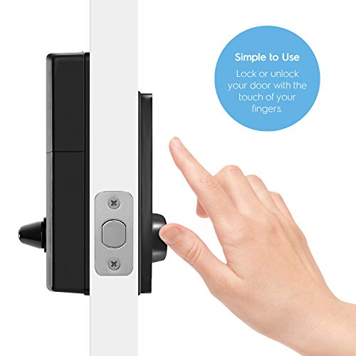 Amcrest Keyless Entry Door Lock Deadbolt, Digital Door Locks with Keypads, Smart Lock, Electronic Keypad Door Knob Cylinder Deadbolt, Automatic Locking, Heavy Duty Commercial Grade ADL220-B - Image 3