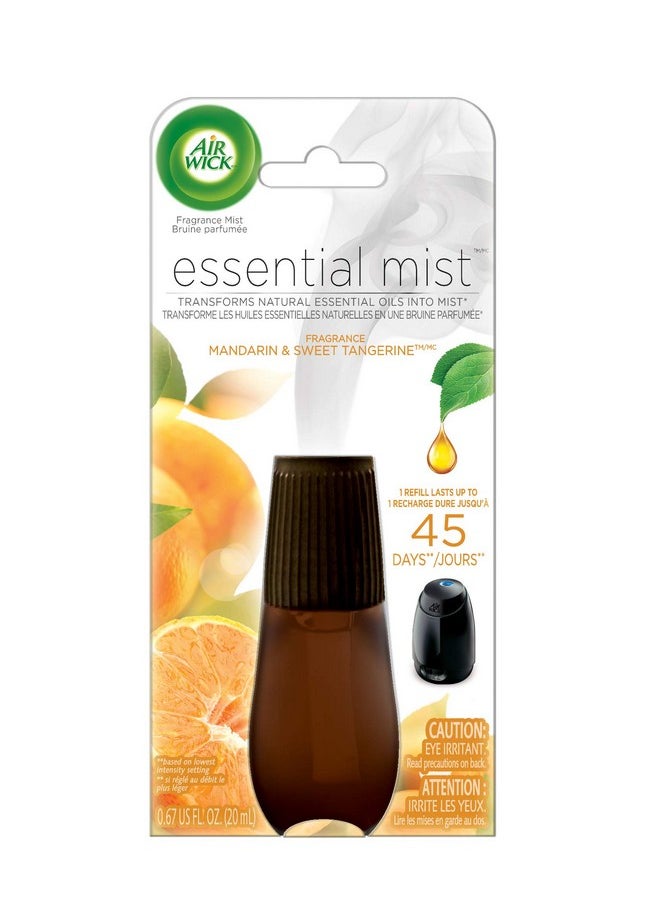 Air Wick Essential Oils Diffuser Mist Refill Mandarin & Sweet Orange 1Ct Air Freshener  - Image 1