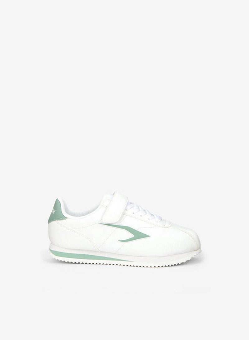 Dash Panelled Sports Shoes with Hook and Loop Closure - Image 1