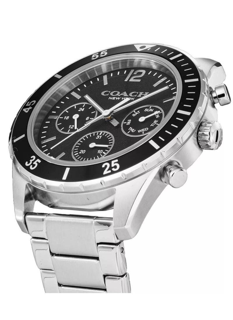 COACH COACH WATCHES ROUND ANALOG MEN'S BLACK CASE WATCH - 14000111  - Image 1