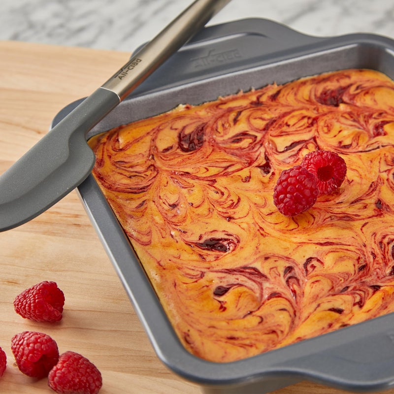 All-Clad Pro-Release Nonstick Square Baking Pan 8x8 Inch Oven Safe 450F Half Sheet, Cookie Sheet, Muffin Pan, Cooling & Baking Rack, Round Cake Pan, Loaf Pan, Baking Pan Grey - Image 2