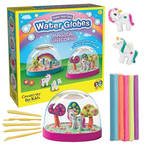 Creativity for Kids Make Your Own Water Globes: Magical Unicorns - Create 2 Snow Globe Unicorn Toys, Arts and Crafts and Girls Toys, Unicorn Gifts for Girls (Ages 6+) - Image 1