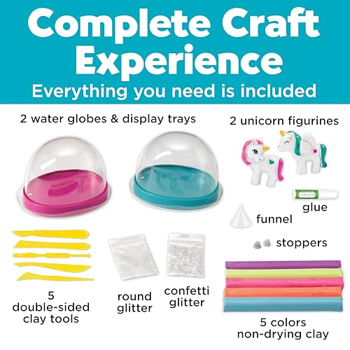 Creativity for Kids Make Your Own Water Globes: Magical Unicorns - Create 2 Snow Globe Unicorn Toys, Arts and Crafts and Girls Toys, Unicorn Gifts for Girls (Ages 6+) - Image 2