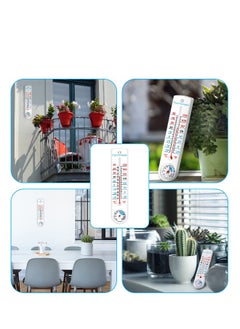 Generic Wireless Indoor/Outdoor Thermometer & Hygrometer - Wall-Mounted, Dual Fahrenheit/Celsius, Perfect for Greenhouses, Gardens, Cellars, Closets & Fridges (6 Pack)  - Image 2