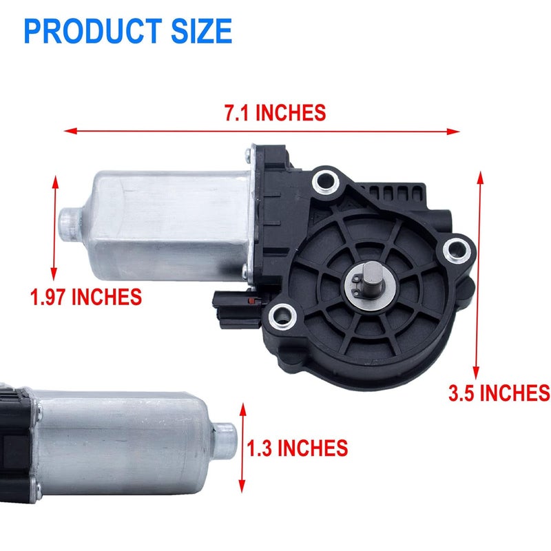 MOCW 676061 1101428 Motor Replacement Kit RV Stair Entry Step Motor Compatible with Kwikee,Repacement for Lippert Components 1101428 with 3 Screws - Image 2