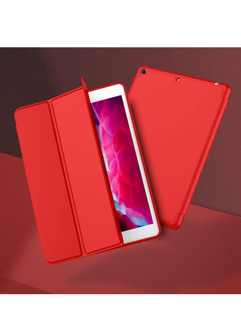 iPad 9.7 Case 2018 2017 Model 6th 5th Generation Smart Cover with Pencil Holder and Soft Baby Skin Silicone Back and Full Body Protection Auto Wake Sleep Cover