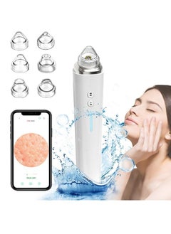 OASIS-TH Black Head Pimple Vacume Removal with camera  Pore Vacuum Cleaner Blackhead Suction Tool, 20X Microscope Camera Rechargeable Facial Comedone Acne Extractor for Men Women  - Image 1
