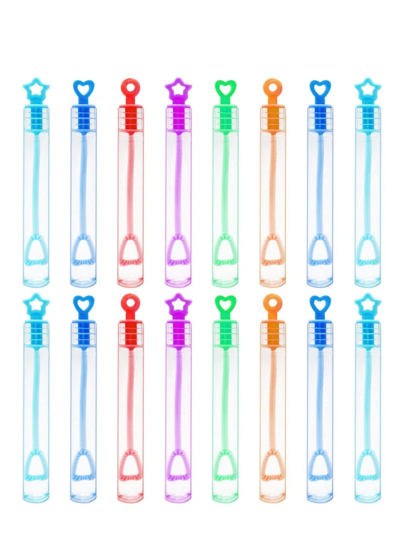 Y&D 20pcs Empty Bubble Tubes Bottles Wedding Wand Tube Bubbles Love Heart Favour Party Bag Fillers Test Without Liquid for - Image 1