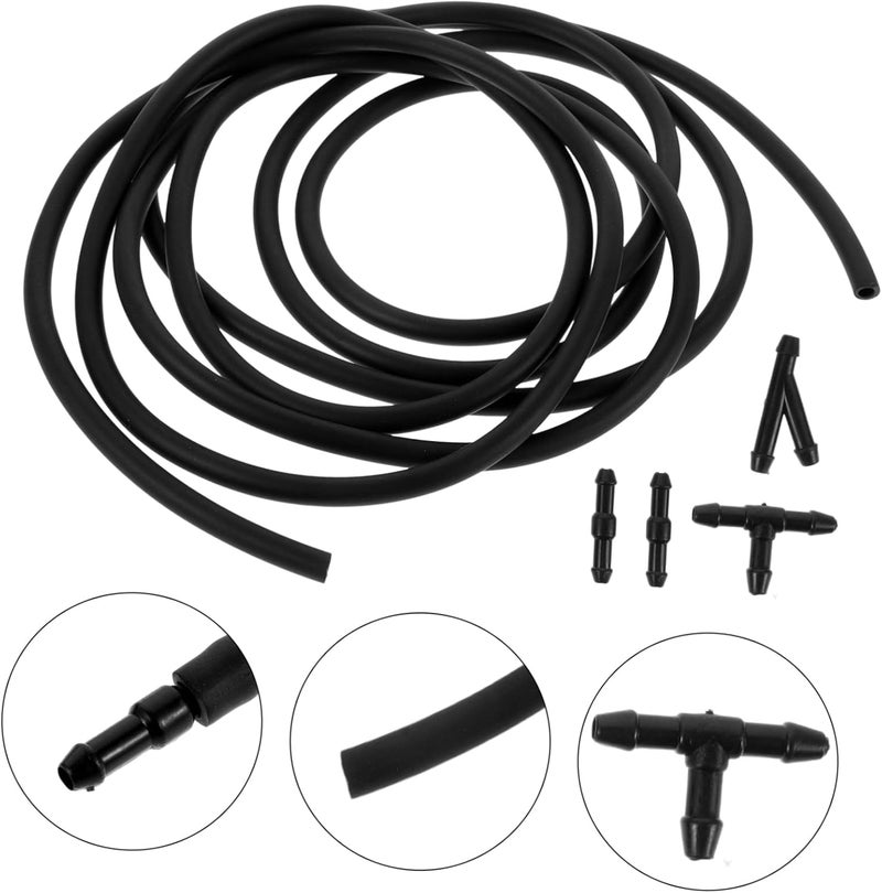 Luxshiny Auto Windshield Washer Hose Adapter Kit Quick Replacement Leakproof Connectors Enhance Car Aesthetics - Image 4