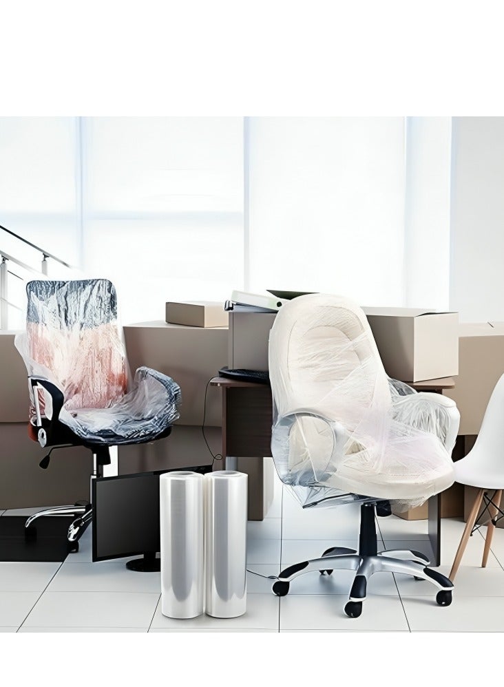 CRYSTAL Cling Film Roll - Clear, 45cm x 300m, 11 Microns, 2.4Kg,Pack of 6 - Image 5