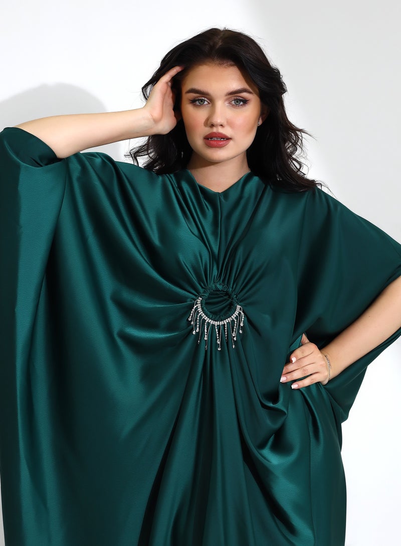 فستان  أنيق برقبة دائرية و عالي الجودة - Image 1