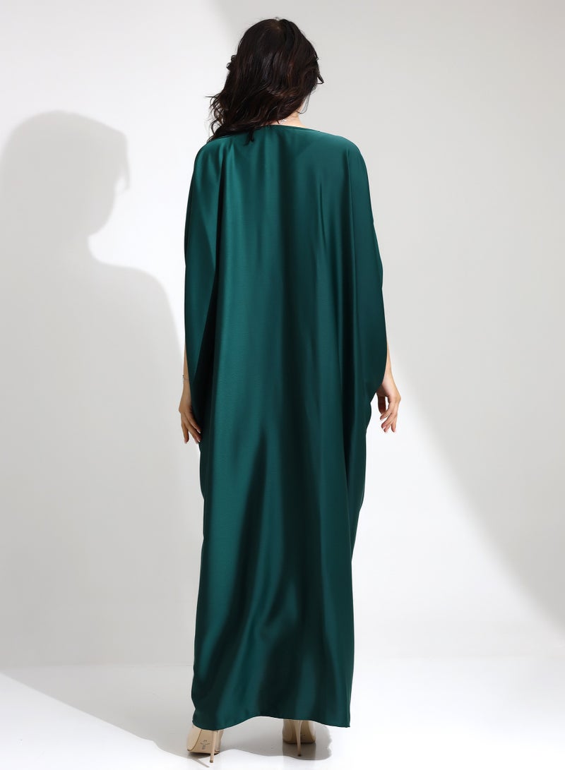 فستان  أنيق برقبة دائرية و عالي الجودة - Image 4