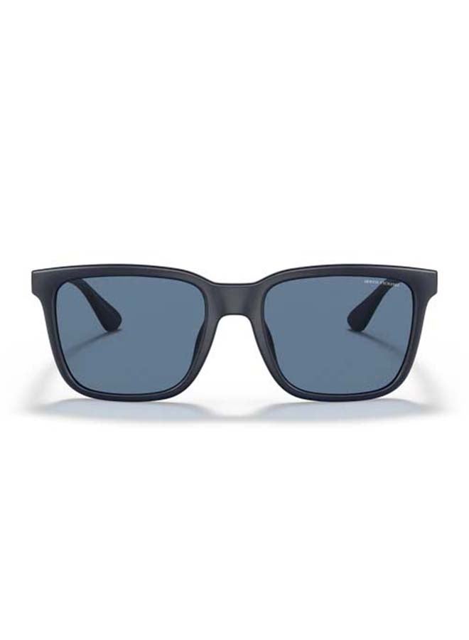 ارماني اكسشينج AX4112SU 818180 55 نظارة شمسية مستطيلة للرجال - أزرق - Image 1