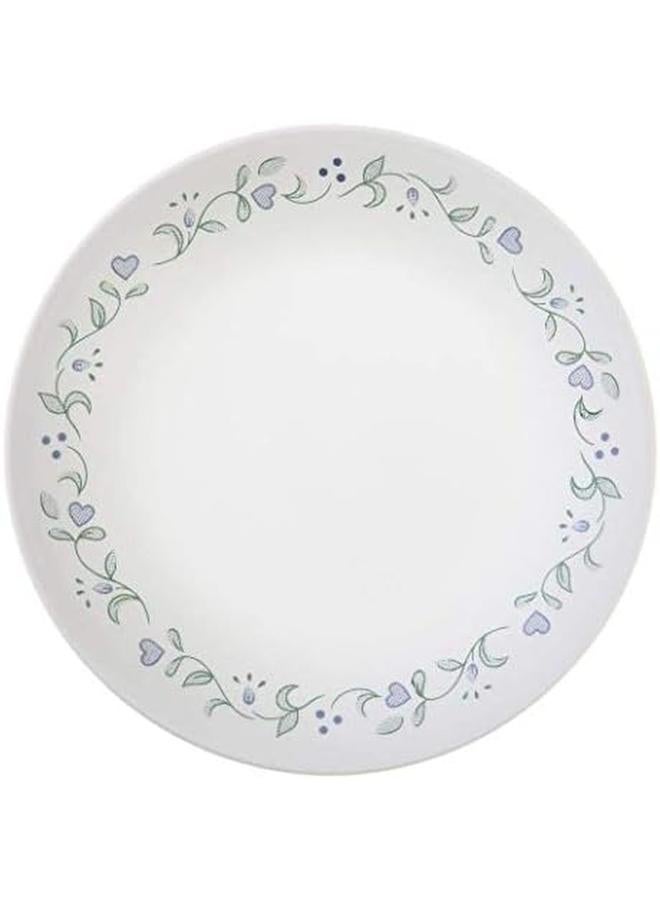 Corelle Livingware Country Cottage Break And Chip Resistant Glass Dinnerware Set 16 Piece Service For 4 Green Blue - Image 2
