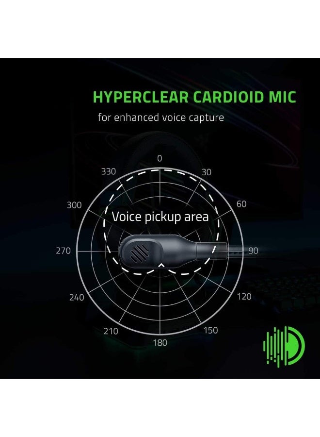 V2 X Gaming Headset: 7.1 Surround Sound Capable - 50mm Drivers - Memory Foam Cushion - For PC PS4 Nintendo Switch - 3.5mm Headphone Jack - Classic Black - Image 3