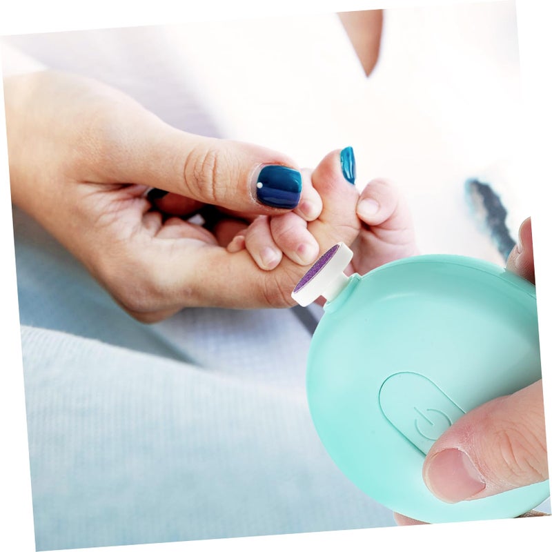 Electric Nail Trimmer Replacement Safe Polishing Kit Green For Boys Girls Newborns - Image 5